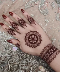 mehndi easy designs