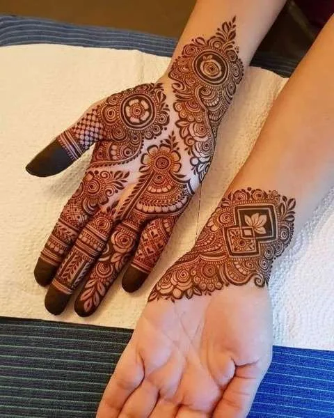 Mehndi easy designs