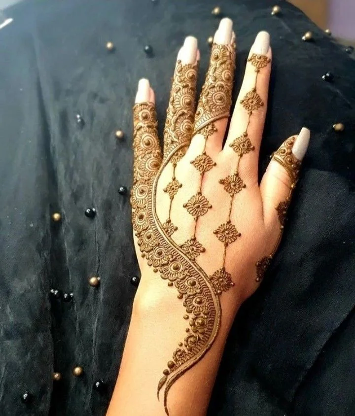 mehndi easy designs
