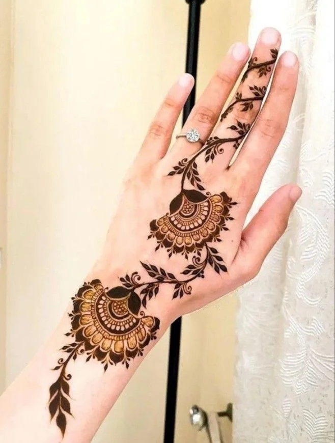 mehndi easy designs