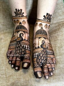 Latest Simple Mehndi Designs For Feet